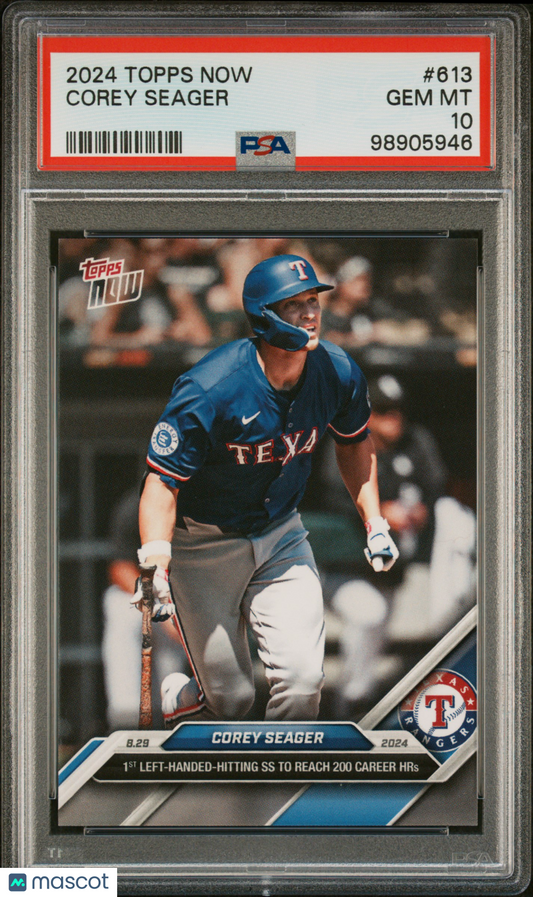 Corey Seager 2024 Topps Now #613 PSA 10