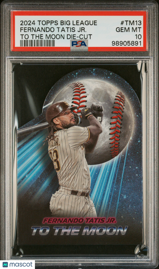 Fernando Tatis JR. 2024 Topps BL To The Moon Die-Cuts #TM13 Insert PSA 10