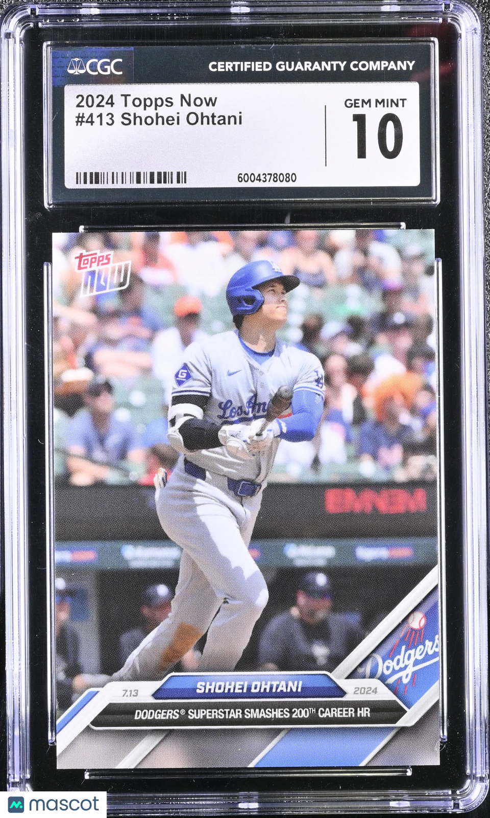 Shohei Ohtani 2024 Topps Now #413 CGC 10