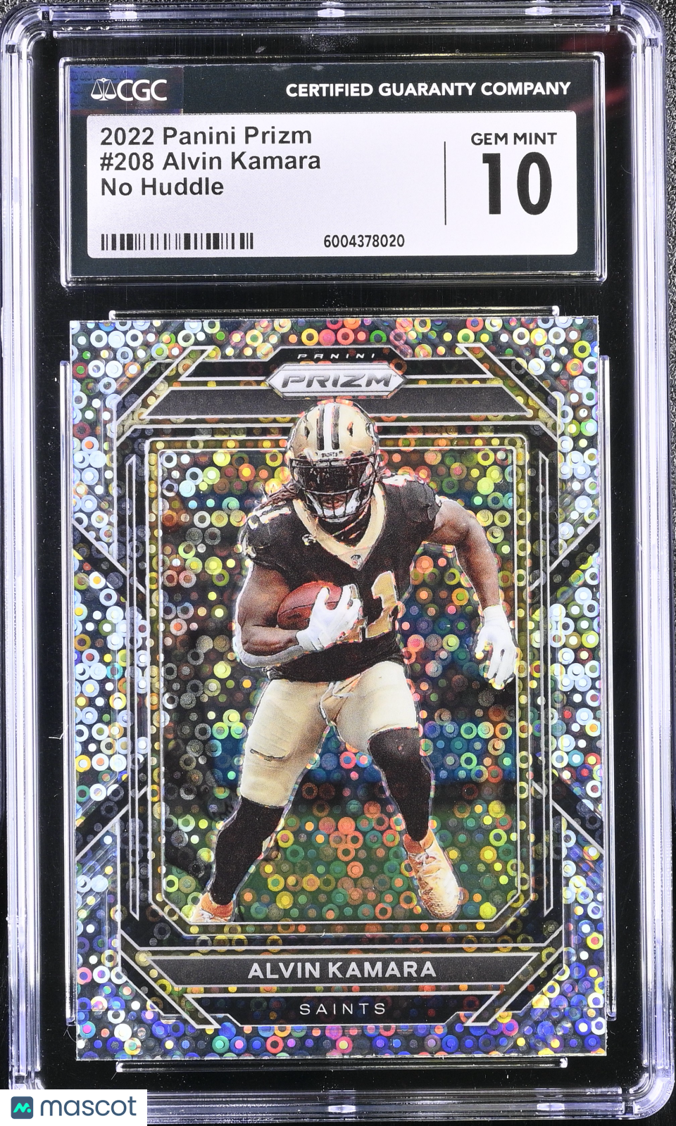 Alvin Kamara 2022 Panini Prizm #208 CGC 10