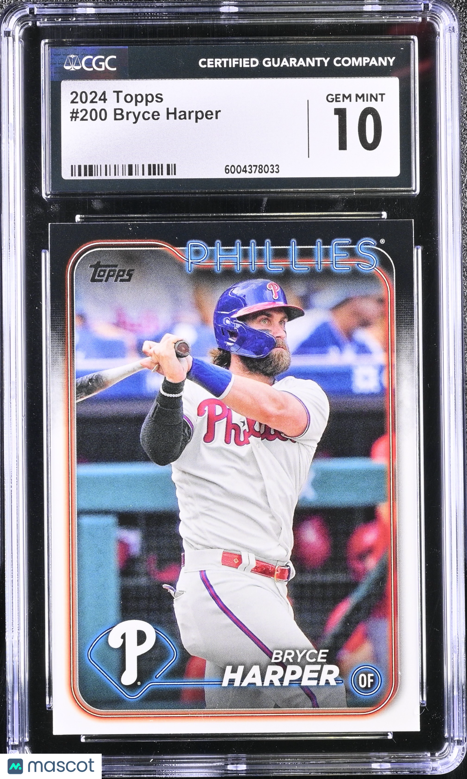 Bryce Harper 2024 Topps #200 CGC 10