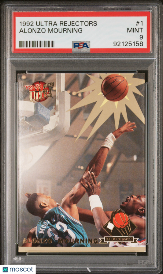 Alonzo Mourning 1992 Ultra Rejectors #1 PSA 9