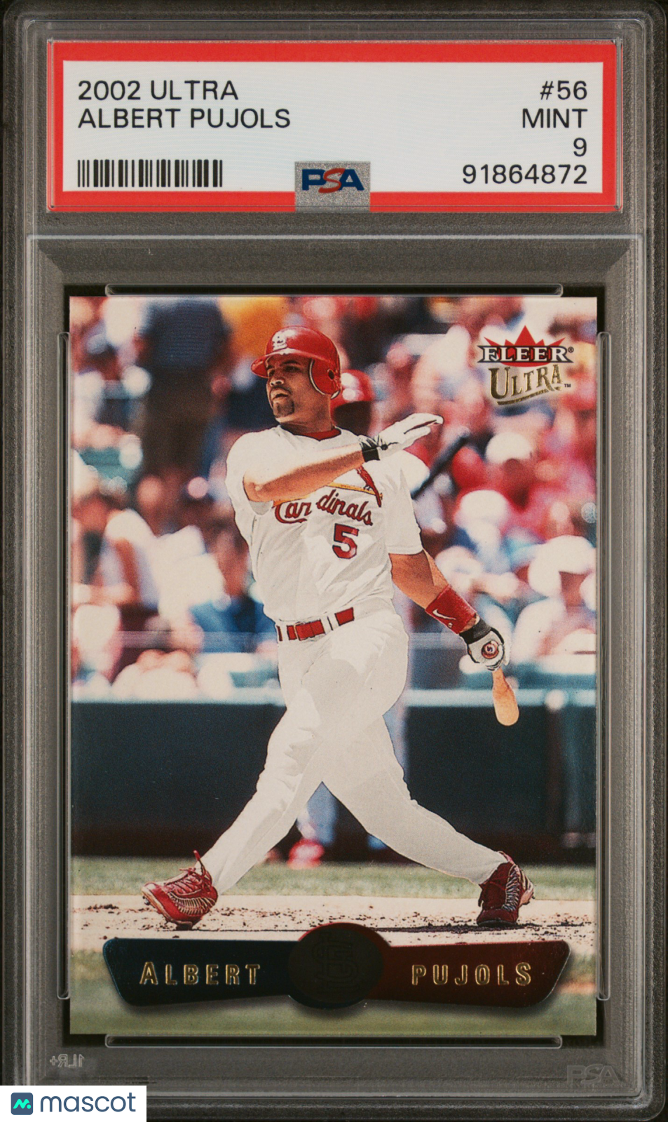 Albert Pujols 2002 Ultra #56 PSA 9