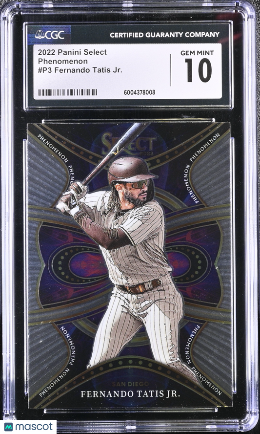 Fernando Tatis Jr. 2022 Panini Select #P3 CGC 10