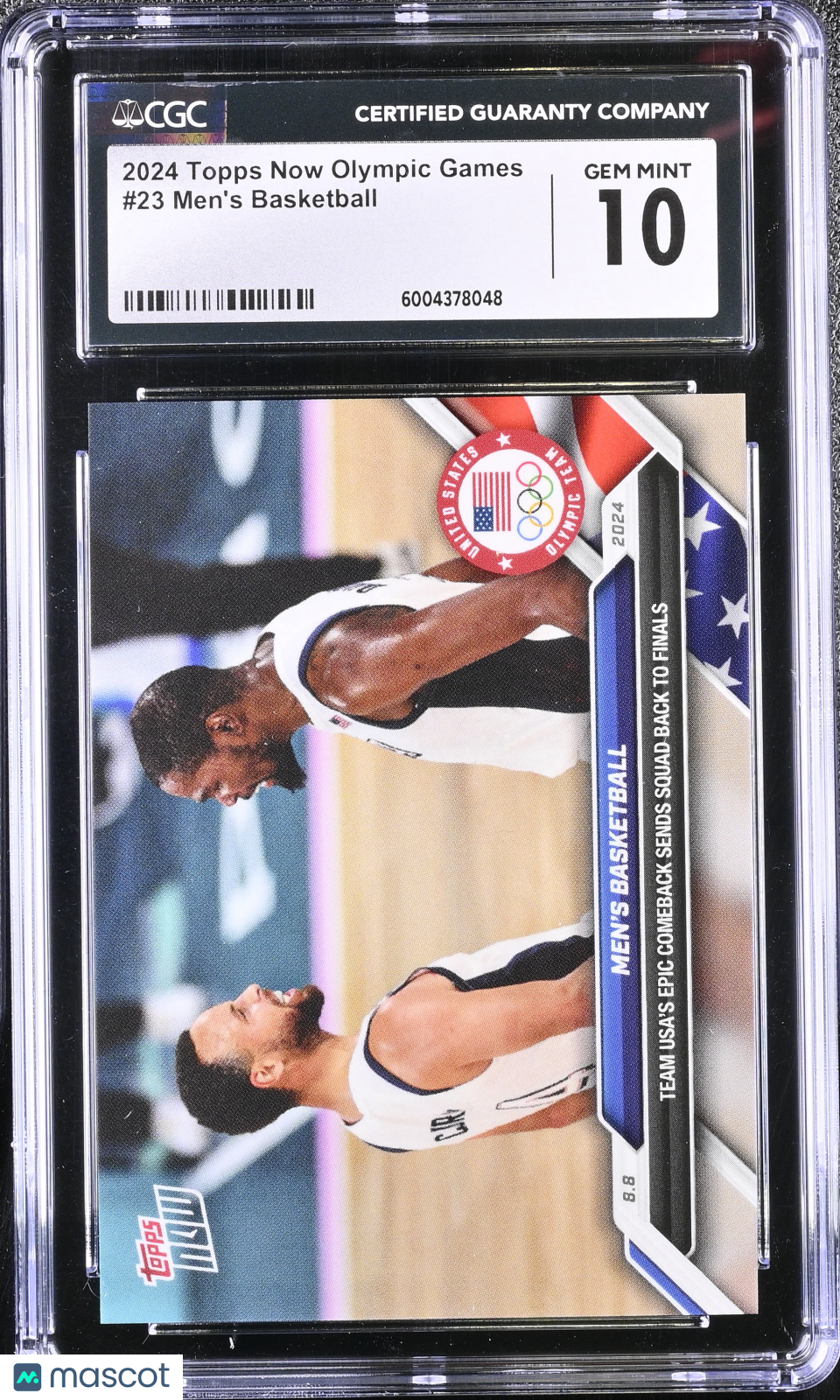 2024 Topps Now Olympic Games Men's Basketball #23 CGC 10