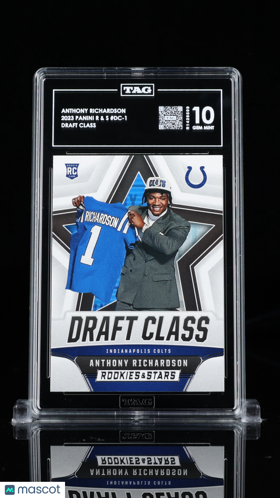 Anthony Richardson Panini Rookies & Stars #DC-1 TAG 10