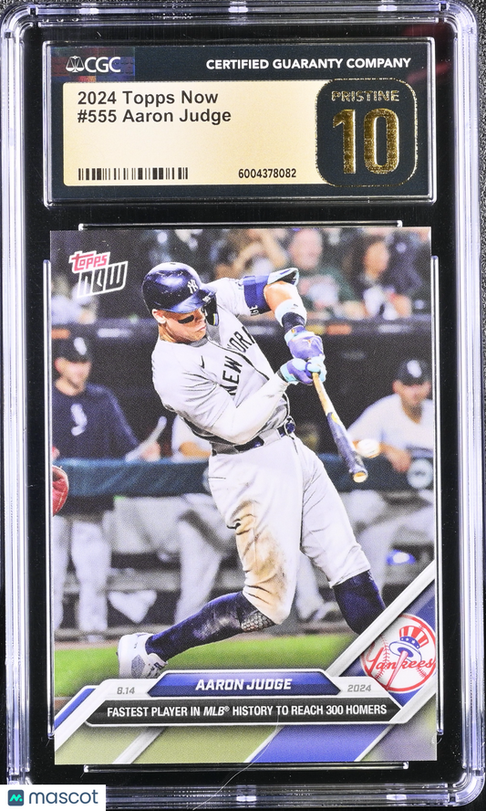 Aaron Judge 2024 Topps Now #555 CGC 10