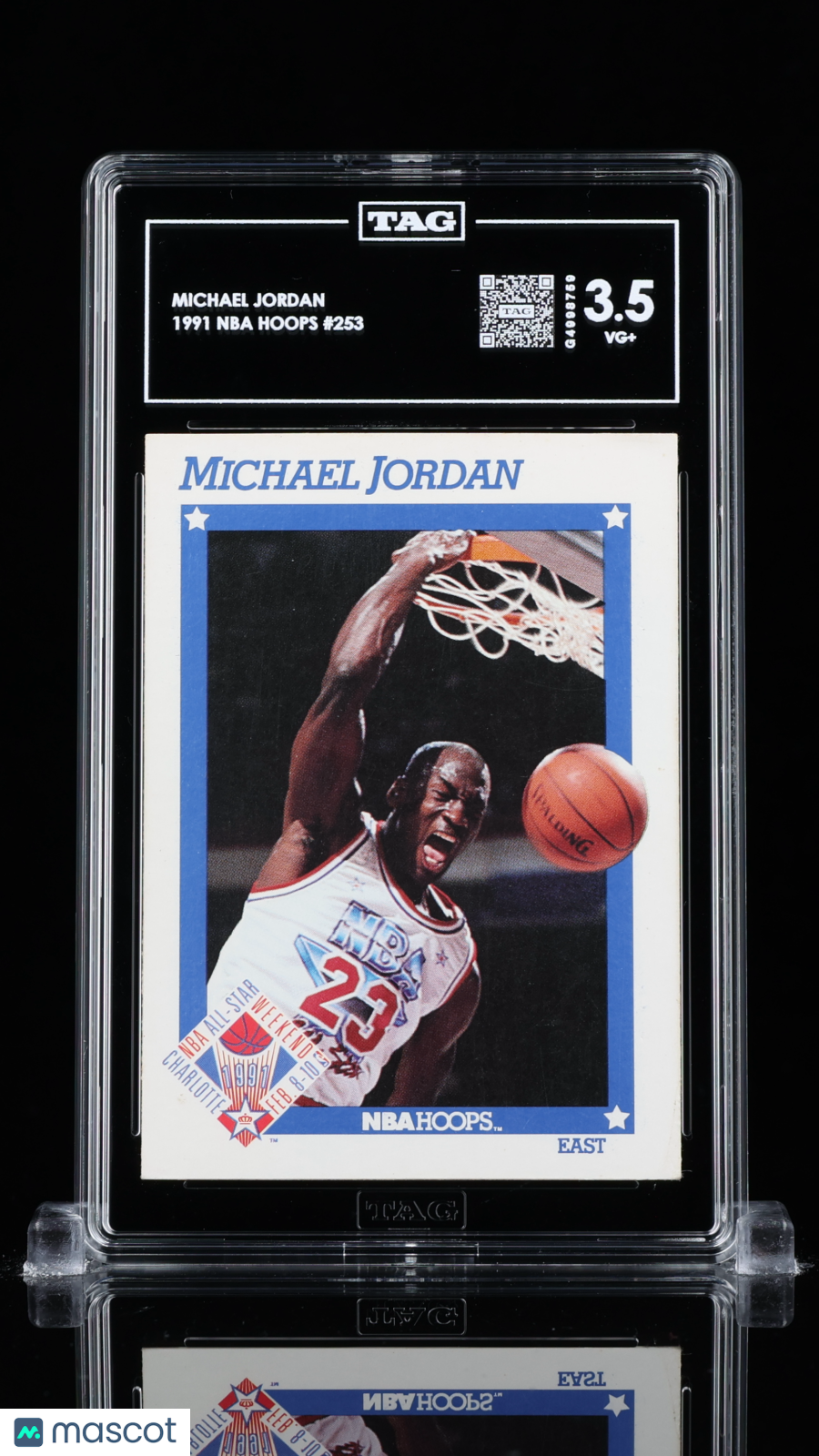 Michael Jordan NBA Hoops #253 TAG 3.5