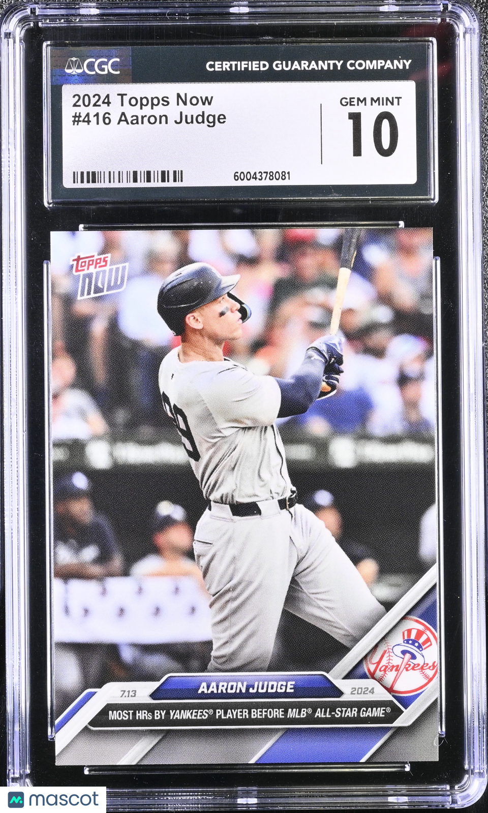 Aaron Judge 2024 Topps Now #416 CGC 10