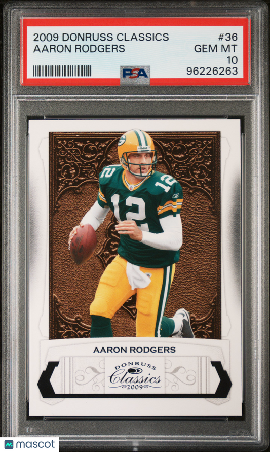 Aaron Rodgers 2009 Donruss Classics #36 PSA 10