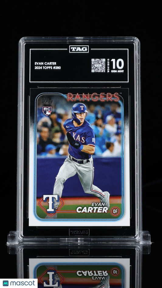 Evan Carter Topps #280 TAG 10