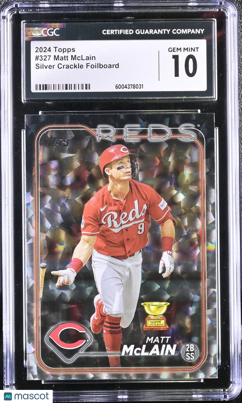 Matt McLain 2024 Topps #327 Rookie CGC 10