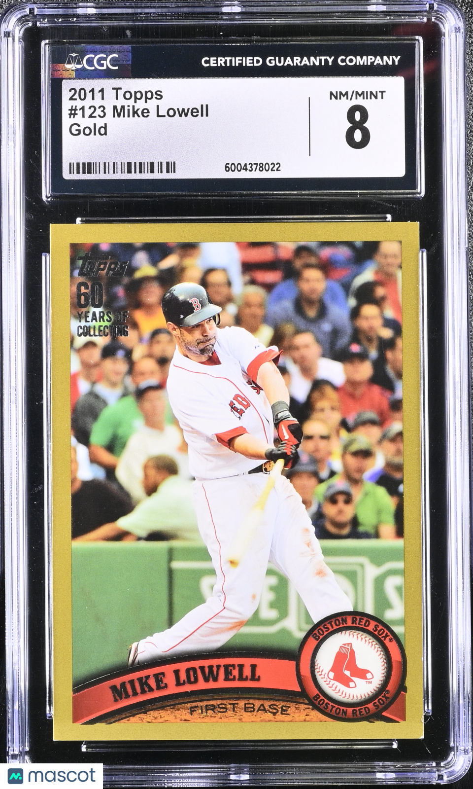 Mike Lowell 2011 Topps #123 CGC 8