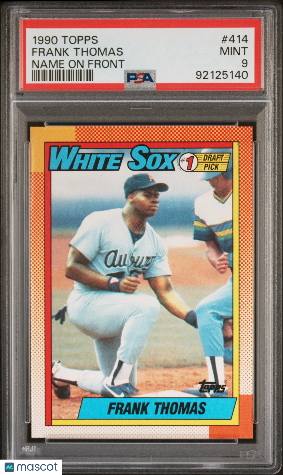 Frank Thomas 1990 Topps #414 Rookie PSA 9