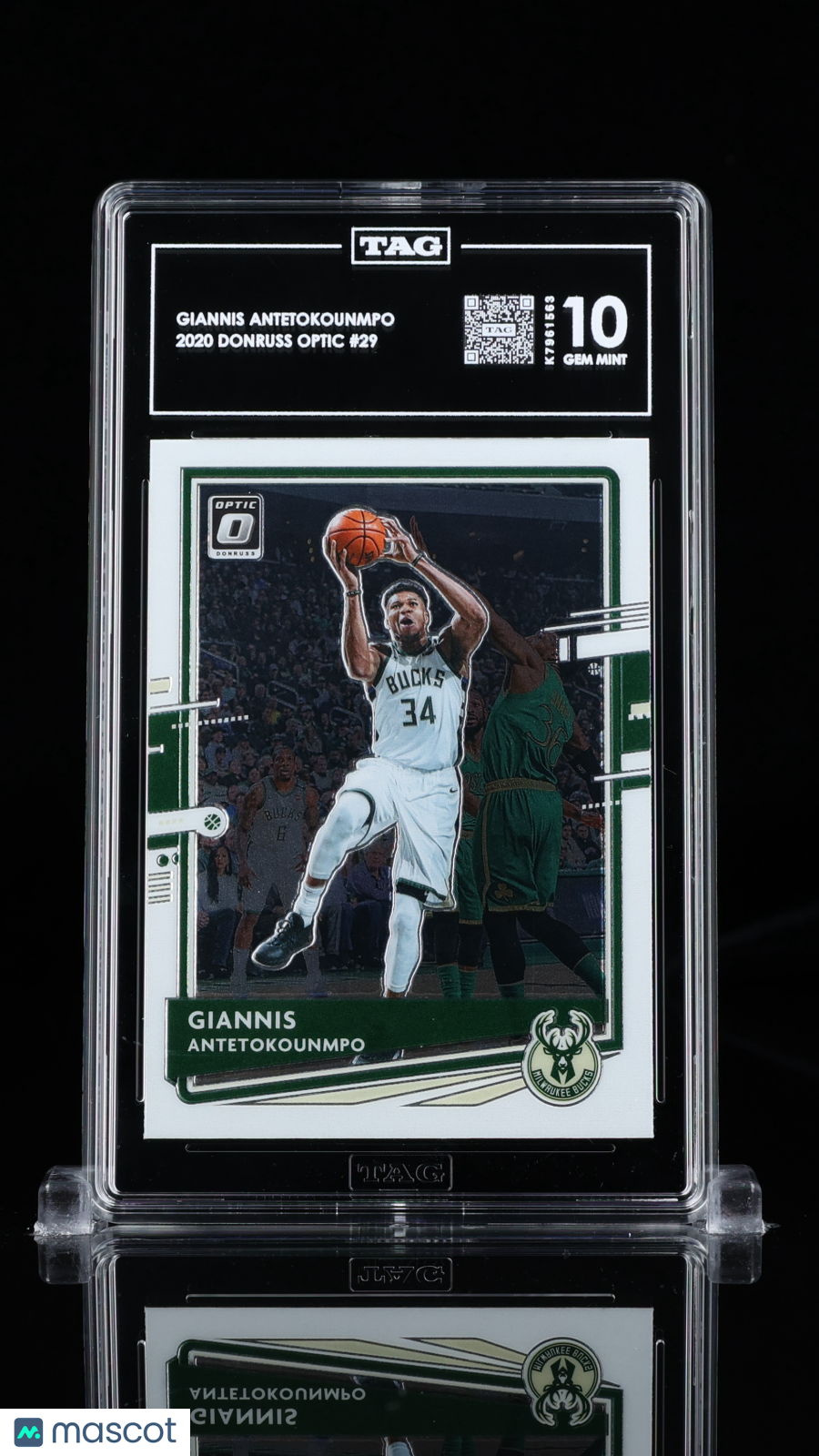 Giannis Antetokounmpo Donruss Optic #29 TAG 10