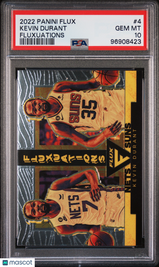 Kevin Durant 2022 Panini Flux Fluxuations #4 PSA 10