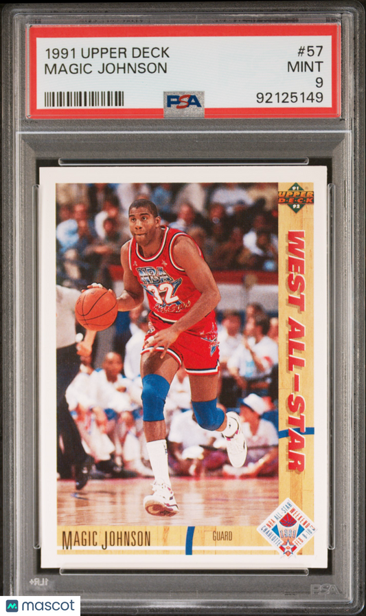 Magic Johnson 1991 Upper Deck #57 PSA 9