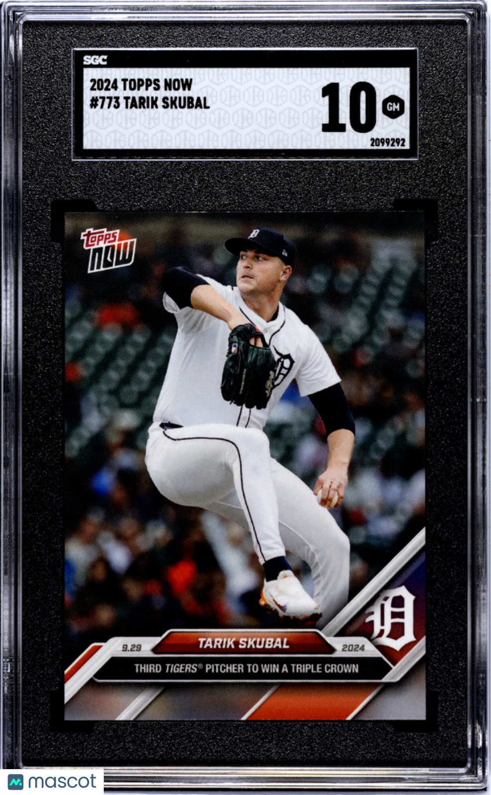 Tarik Skubal 2024 Topps Now #773 SGC 10