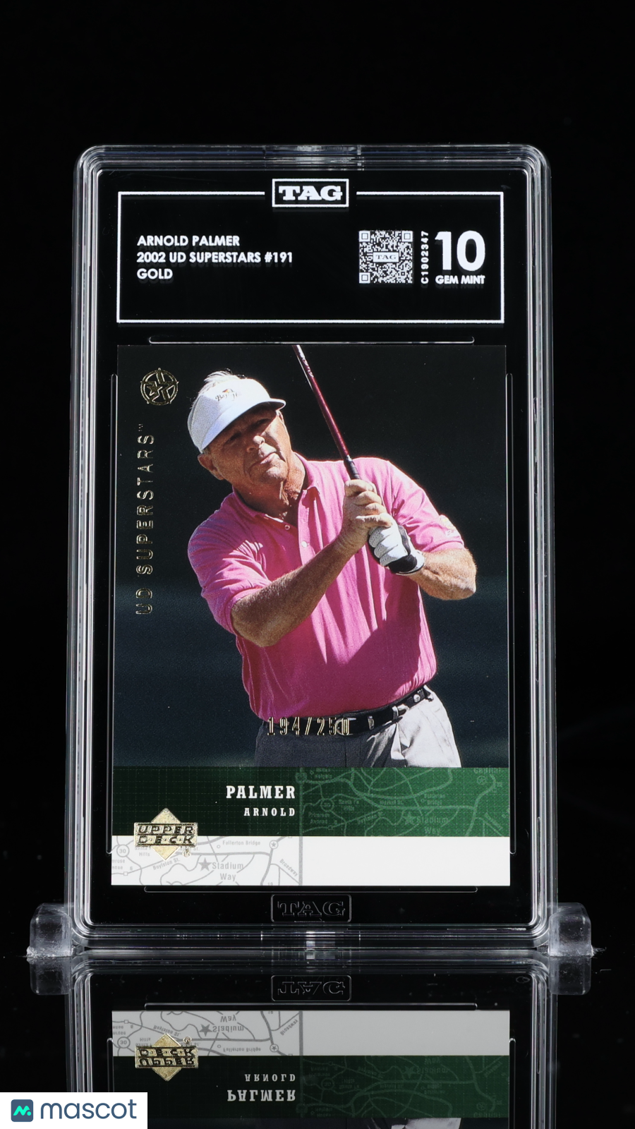 Arnold Palmer Upper Deck Superstars #191 TAG 10