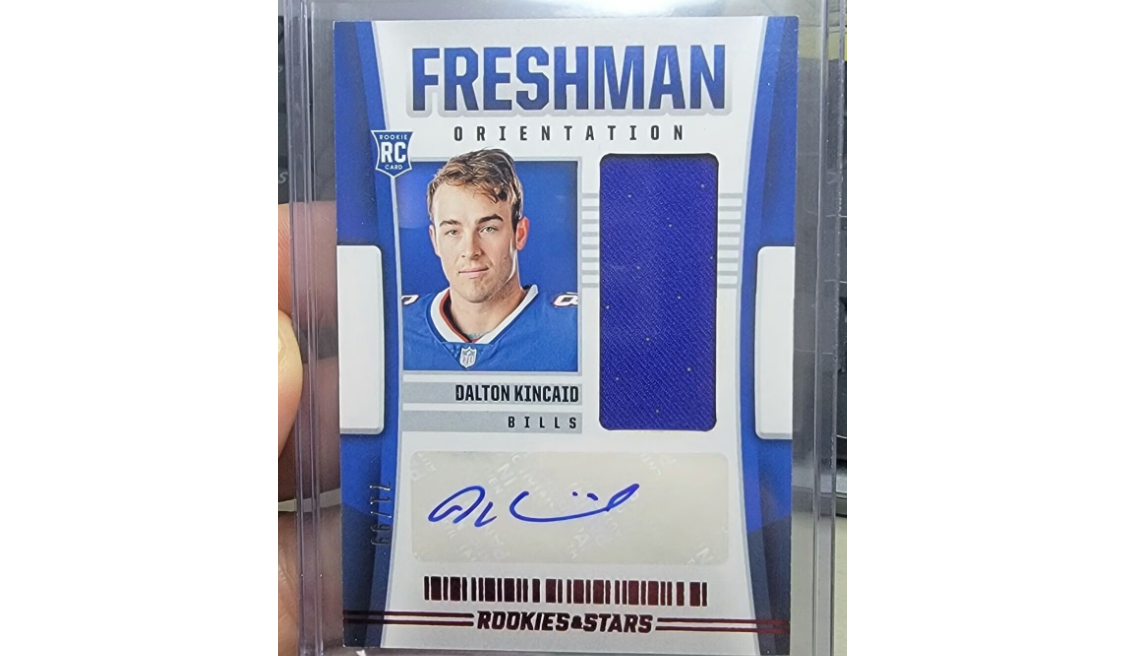 2023 Panini Rookies & Stars Freshman Orientation  FO-DK Dalton Kincaid auto /99